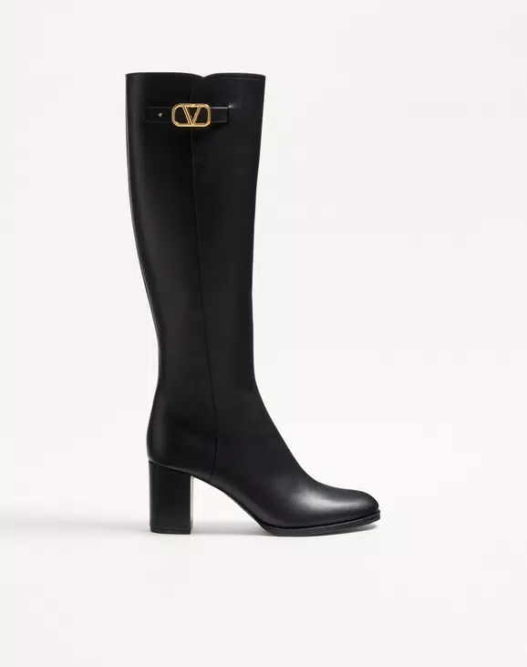 Valentino Vlogo Signature Calfskin Boot 70Mm - Image 1